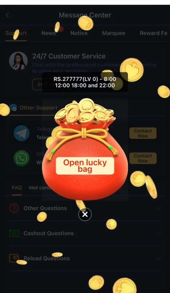 Lucky Bag In Spribe WIN