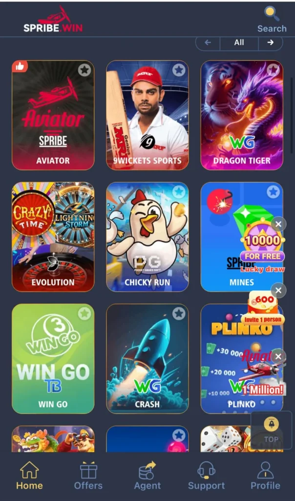 Dozens of Slot Games